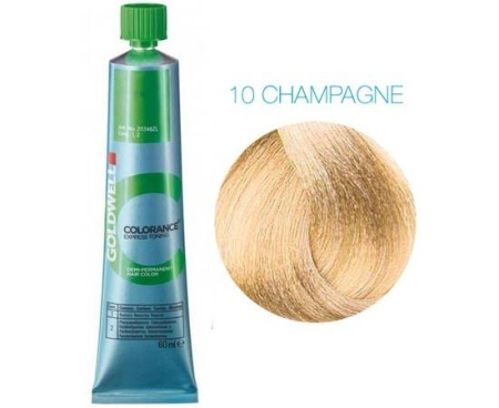Крем-краска тонирующая Goldwell Colorance Express Toning 10-CHAMPAGNE - шампань экстра блонд